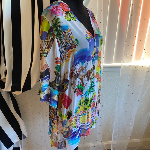 Doris Streich see through silk blouse - Picture 3 of 8